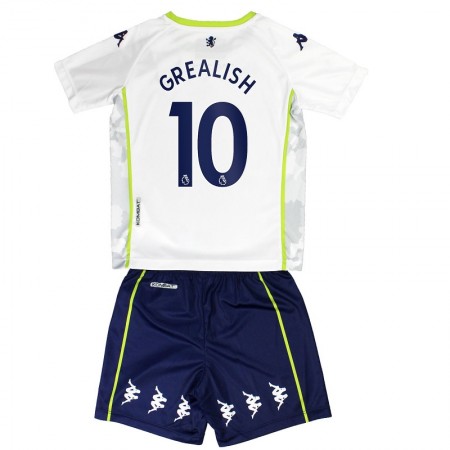Fußballtrikots Aston Villa Jack Grealish 10 Kinder 2020-2021 Kurzarm Ausweichtrikot kaufen